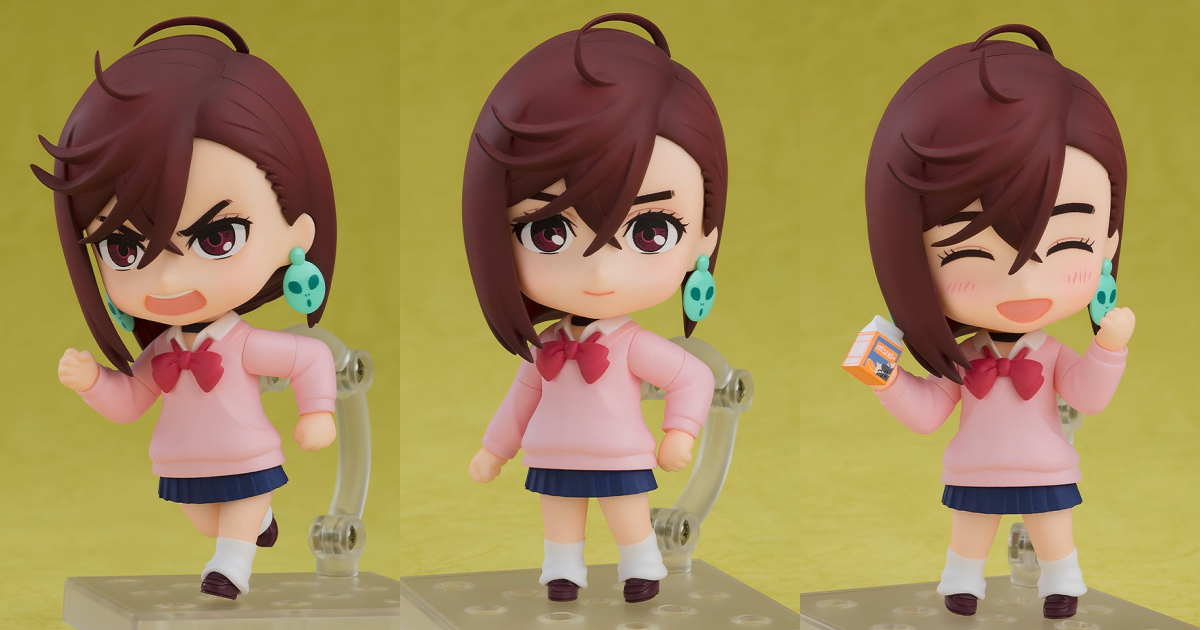 GOODSMILE COMPANY 黏土人『《膽大黨》綾瀨桃』可動人偶，標誌的粉色制服造型可愛登場！