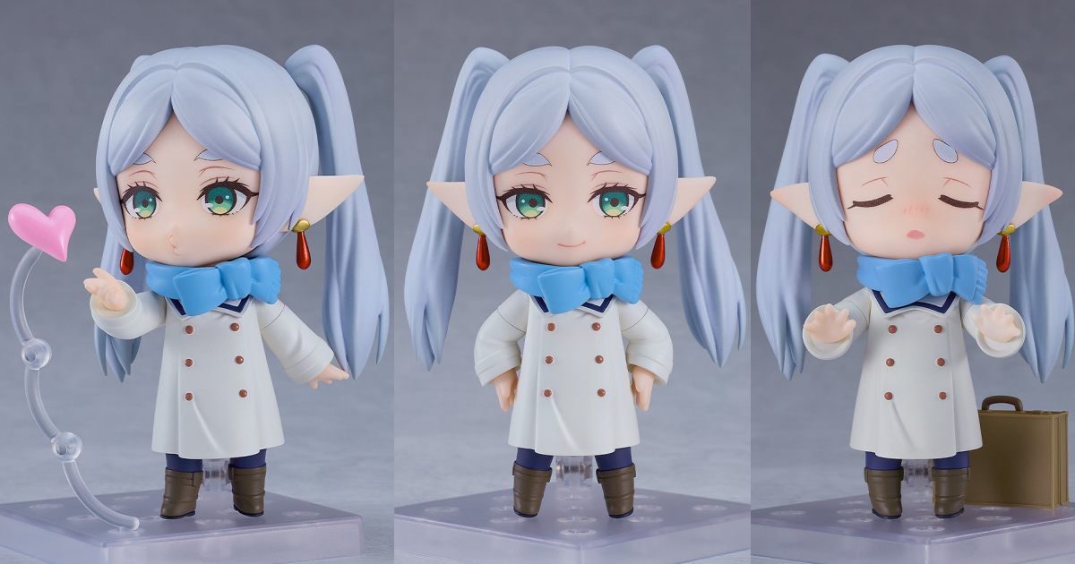 GOODSMILE COMPANY 黏土人『《葬送的芙莉蓮》芙莉蓮 冬服 Ver.』可動人偶，收錄讓欣梅爾難以抗拒的阿嬤飛吻！
