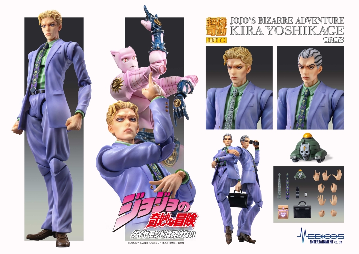 ジョジョの奇妙な冒険 アニメ10周年記念展 缶バッジ 川尻浩作 吉良吉影 ジョジョの奇妙な冒険 アニメ10周年記念展 ⑥缶 吉良吉影＆川尻