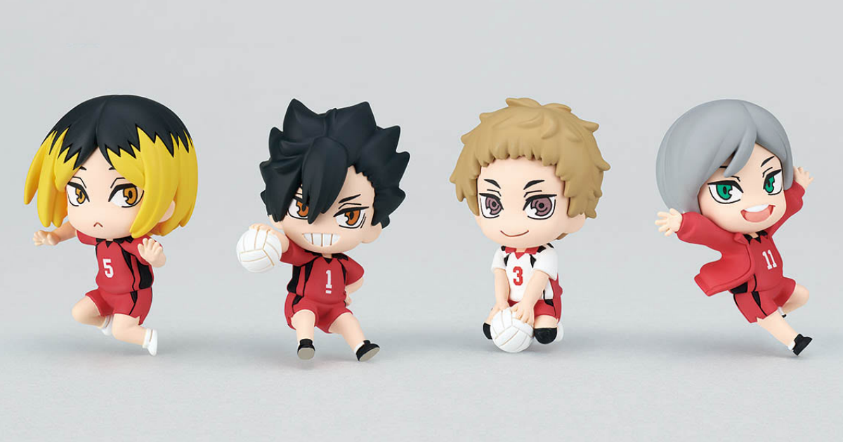T-ARTS『Defo Fig! 排球少年！！迷你模型 音駒高中鑰匙圈』轉蛋，音駒人氣的黑研、灰夜久可愛參戰！