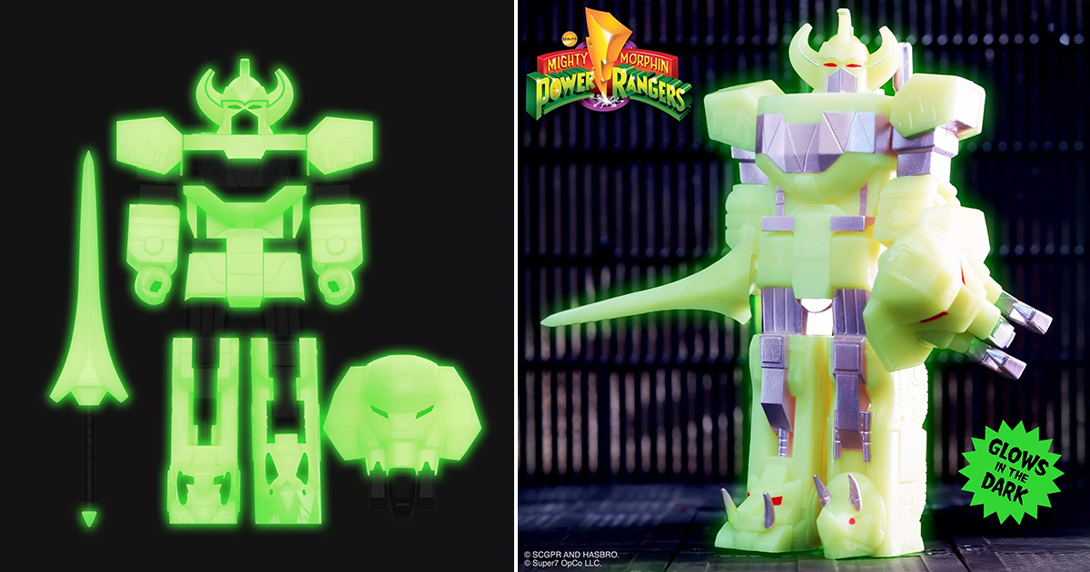 SUPER7 ReAction Figures《金剛戰士》金剛戰神（大獸神）夜光版 5.75 吋可動玩具