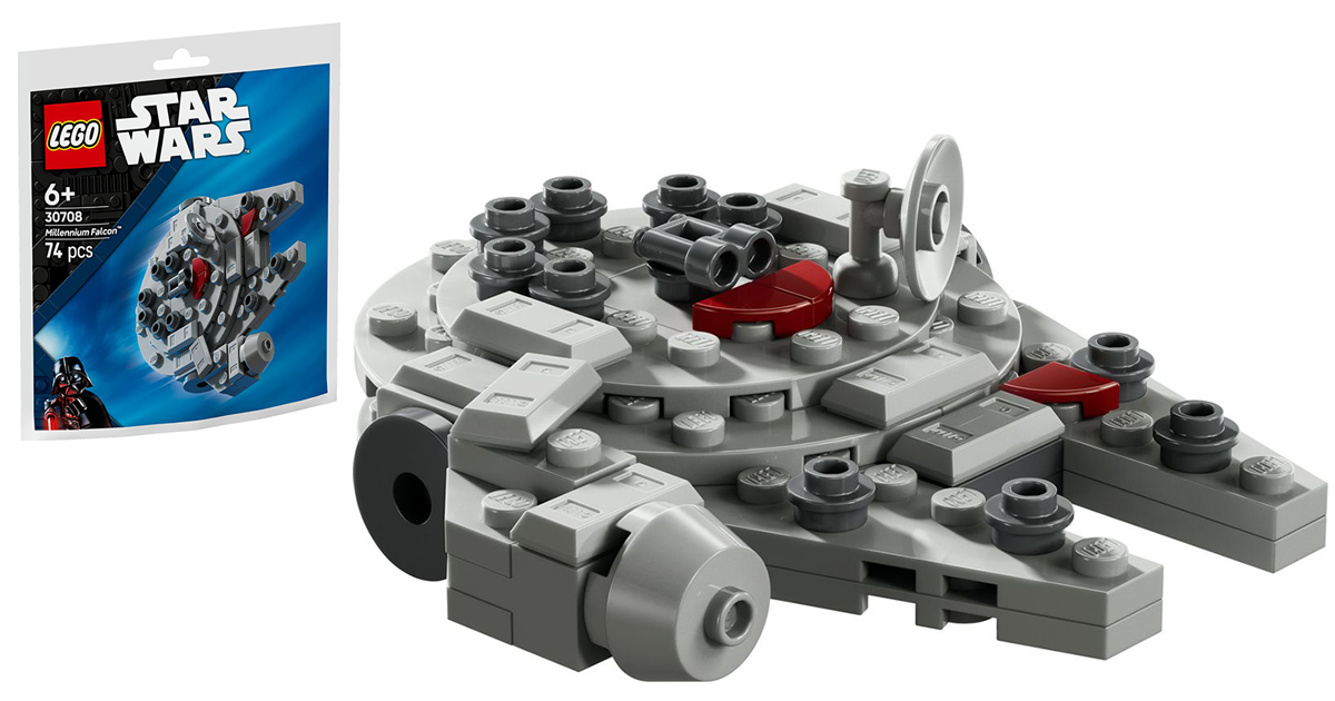LEGO 30708 星際大戰「千年鷹號」（Millennium Falcon）74 片零件構成的銀河最速飛船！