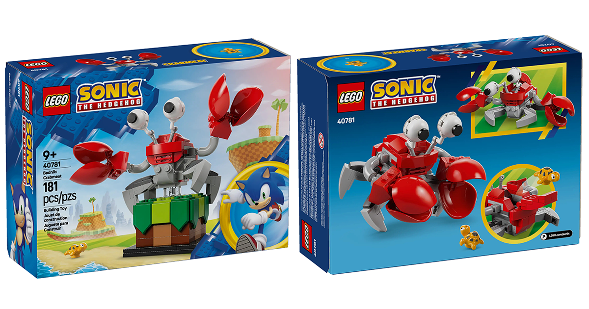 LEGO 40781《音速小子》機械螃蟹（Badnik: Crabmeat）滿額禮 情報公開！