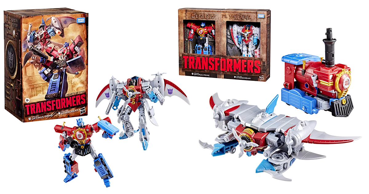 孩之寶 Transformers Timelines系列「漫畫版柯博文＆天王星」（Comic Edition Optimus Prime and Starscream）