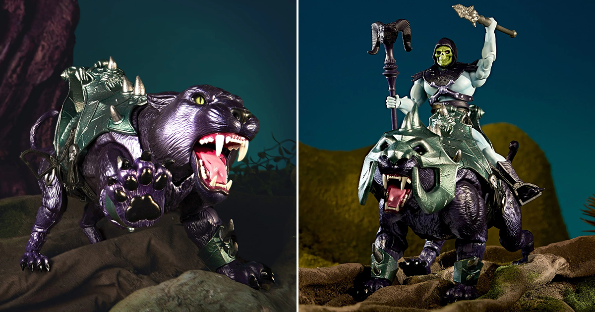 Mattel Creations Masterverse系列「伊坦尼亞紫豹」（Eternia Panthor）13吋可動玩具