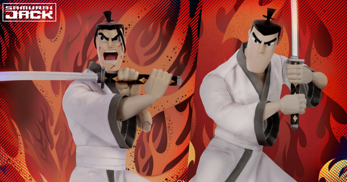MEZCO TOYZ『One:12 Collective《傑克武士》傑克武士（Samurai Jack）』1/12 比例可動人偶
