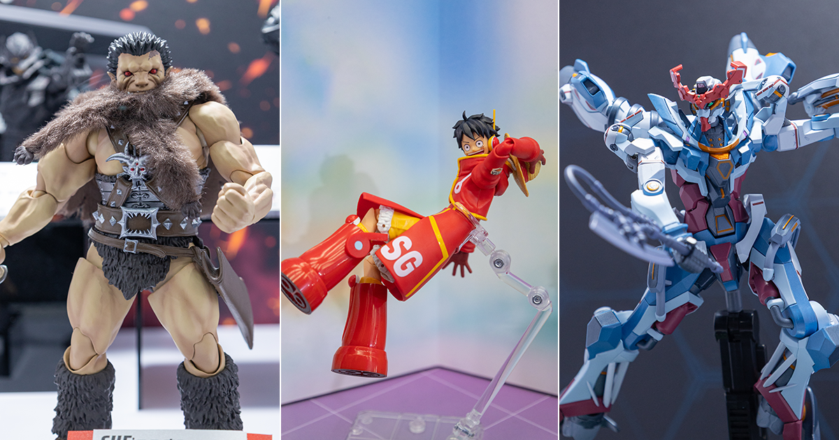【TAMASHII SPOT TAIPEI Gallery Showcase】現場報導 GQuuuuuuX、航海王、膽大黨、七龍珠等豐富新品全台首度展示！