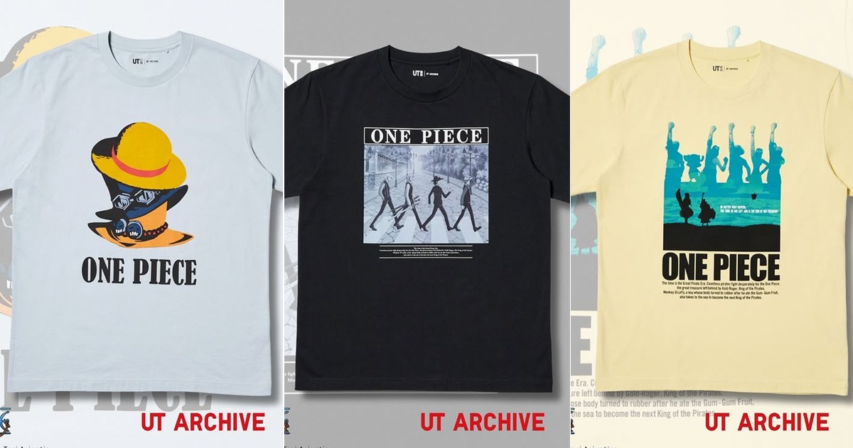 經典設計重新登場！  UNIQLO ✕《ONE PIECE 航海王》UT Archive UT六款7月開賣