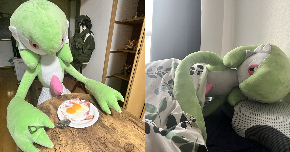 実物画像 等身大 サーナイト ぬいぐるみ ポケモン沙奈朵 布娃娃
