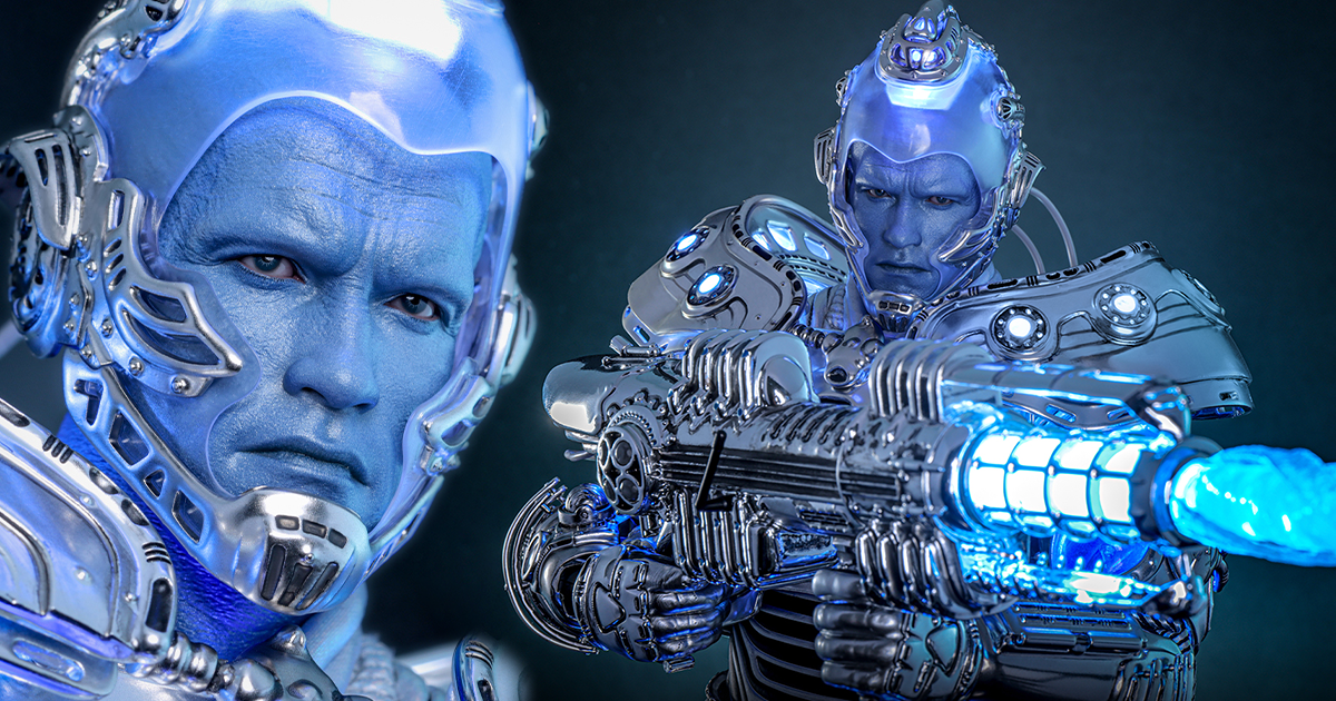 HOT TOYS《蝙蝠俠4：急凍人》急凍人（Mr. Freeze）1/6 比例收藏人偶 超帥冷凍裝甲＆急凍槍！