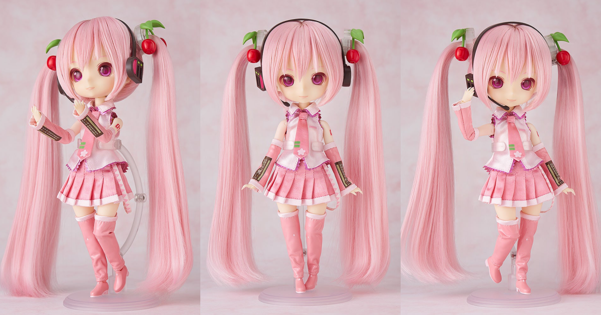 GSC Harmonia humming『櫻花未來（桜ミク）』可動娃娃，散發春天氣息的溫柔粉色高質感登場！