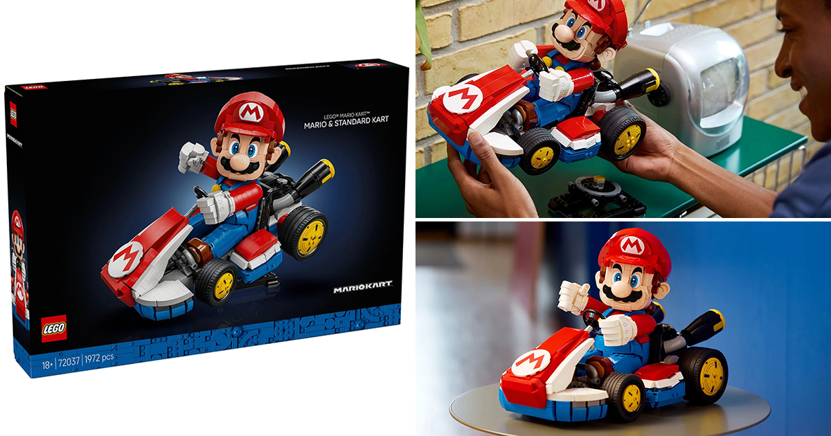 LEGO 72037「瑪利歐賽車：瑪利歐＆標準車」（Mario Kart™ – Mario & Standard Kart）