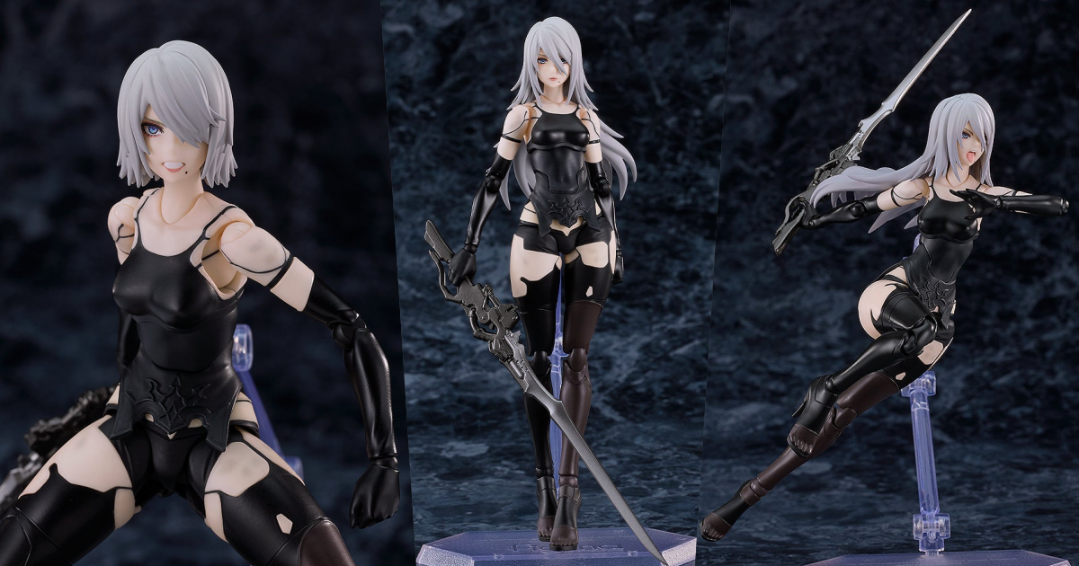 figma『《尼爾：自動人形Ver1.1a》A2（寄葉A型二號）』可動人偶，靈活可動火辣登場！