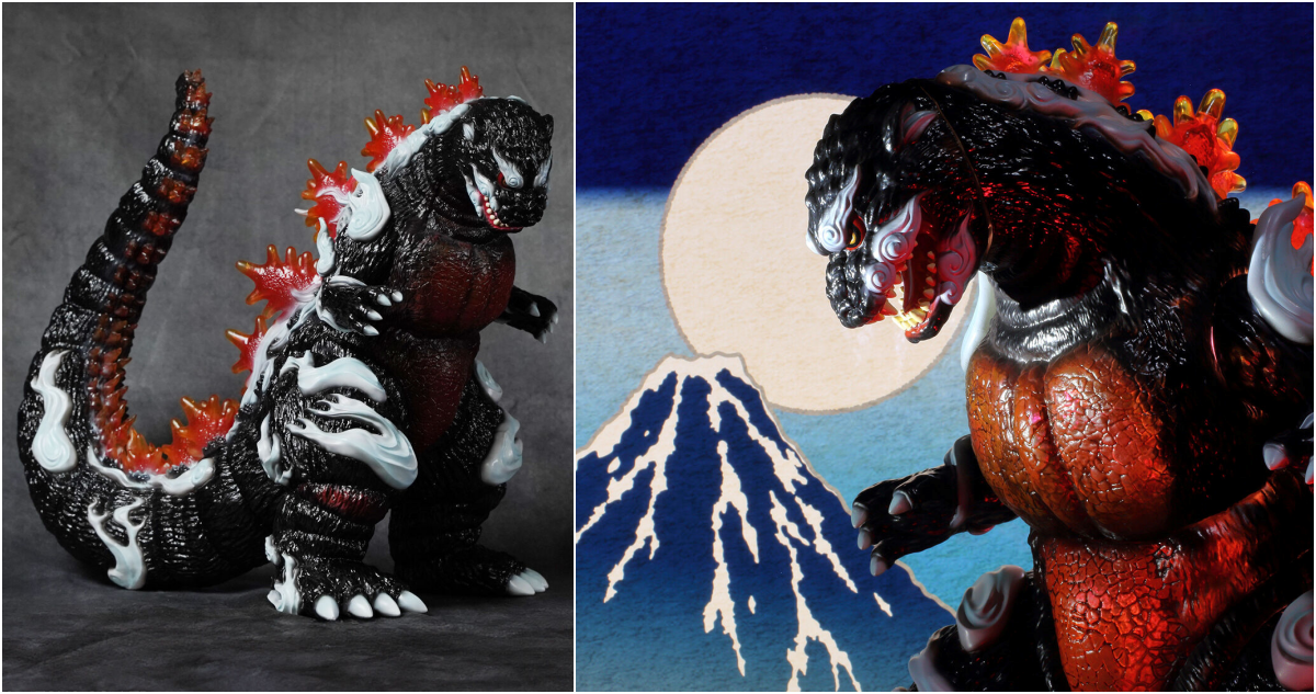 PLEX GODZILLA VINYL ART『GVA-BC 哥吉拉1995 Frog Tree 浮世繪