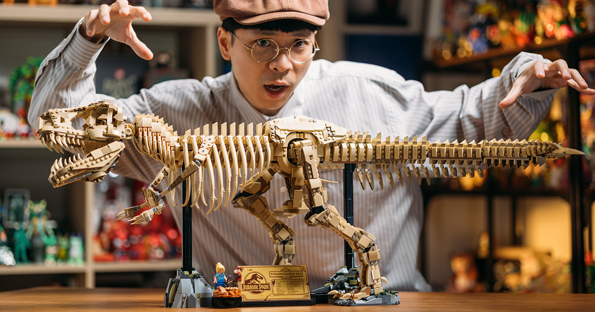 LEGO 76968「恐龍化石：暴龍」開箱報告 霸氣造型、精美細節兼具！還有出乎意料的有趣彩蛋