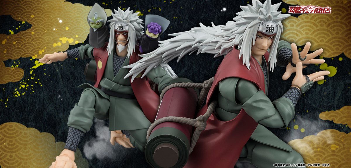 S.H.Figuarts『《火影忍者 疾風傳》自來也 -仙術極緻之木葉豪傑- 仙人模式』可動人偶套組