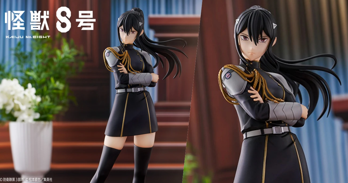 S-FIRE『《怪獸8號》亞白米娜 禮服Ver.』塗裝完成品，身著防衛隊禮服的高雅造型立體化！