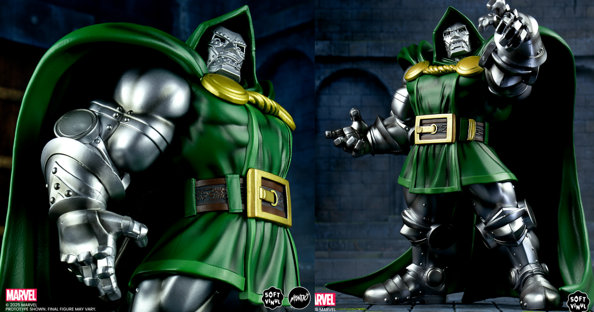 MONDO『MARVEL末日博士（Doctor Doom）』軟膠玩具，風格化展現最強君王的強大氣場！