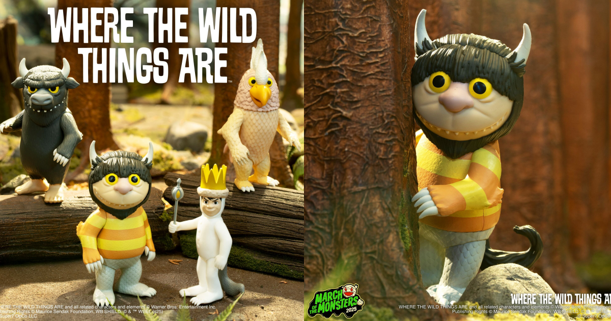 Super7『ReAction《野獸國》（Where The Wild Things Are）第一波』3.75吋可動人偶吊卡