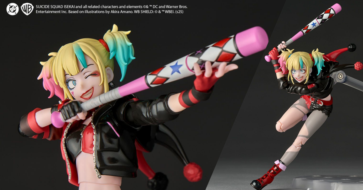 海洋堂『AMAZING YAMAGUCHI《異世界自殺突擊隊》哈莉·奎茵（Harley Quinn）』可動人偶