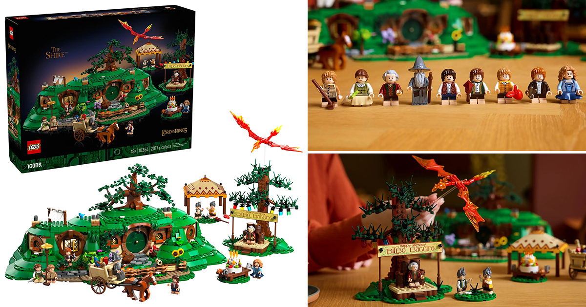LEGO 10354 Icons 系列「魔戒：夏爾」歡迎魔戒迷再次光臨哈比屯最豪華的袋底洞！