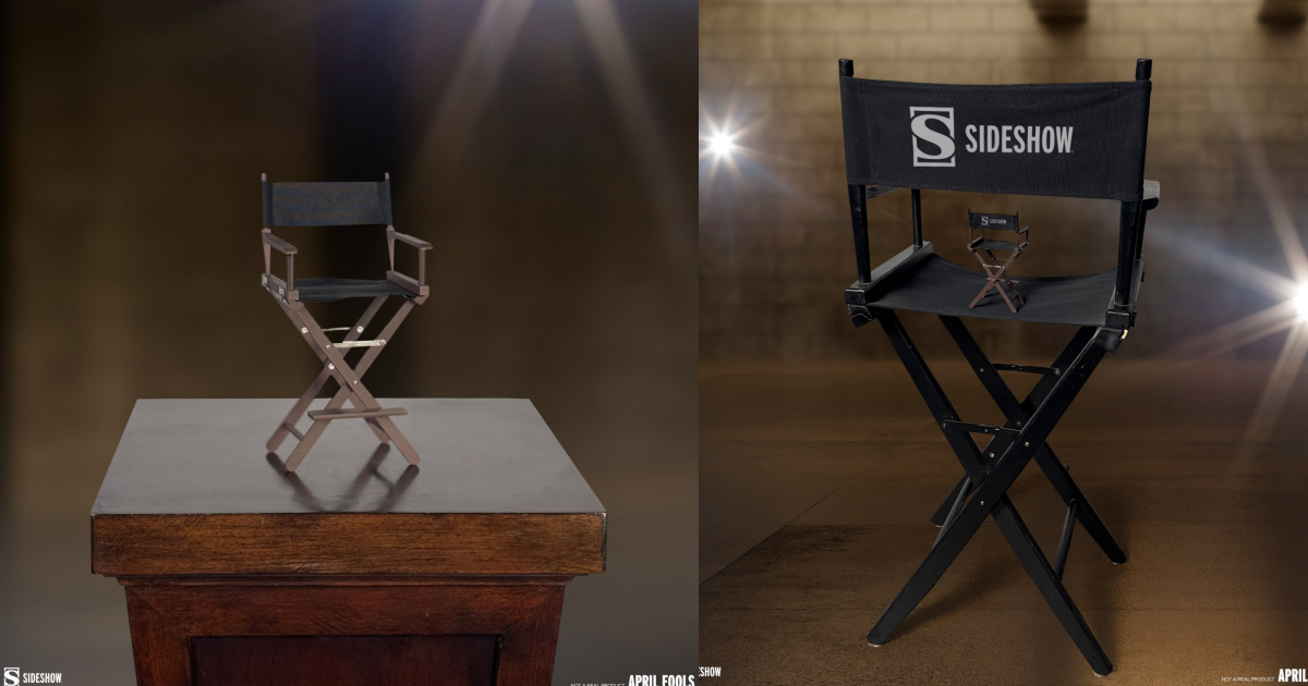  Sideshow『演員公布椅複製品』1/6比例道具複製品，限時預購再現漫威驚心動魄的演員公布直播！