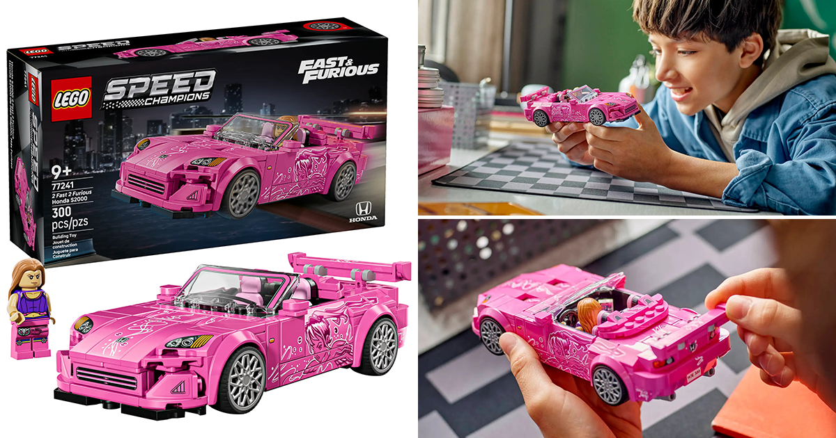 LEGO 77241 極速賽車系列《玩命關頭2：飆風再起》本田S2000（Honda S2000）磚拼模型