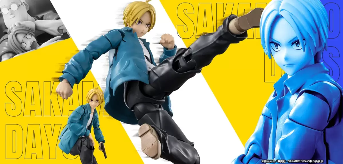 S.H.Figuarts『《SAKAMOTO DAYS坂本日常》朝倉新』可動人偶，靈活可動再現劇中動態！