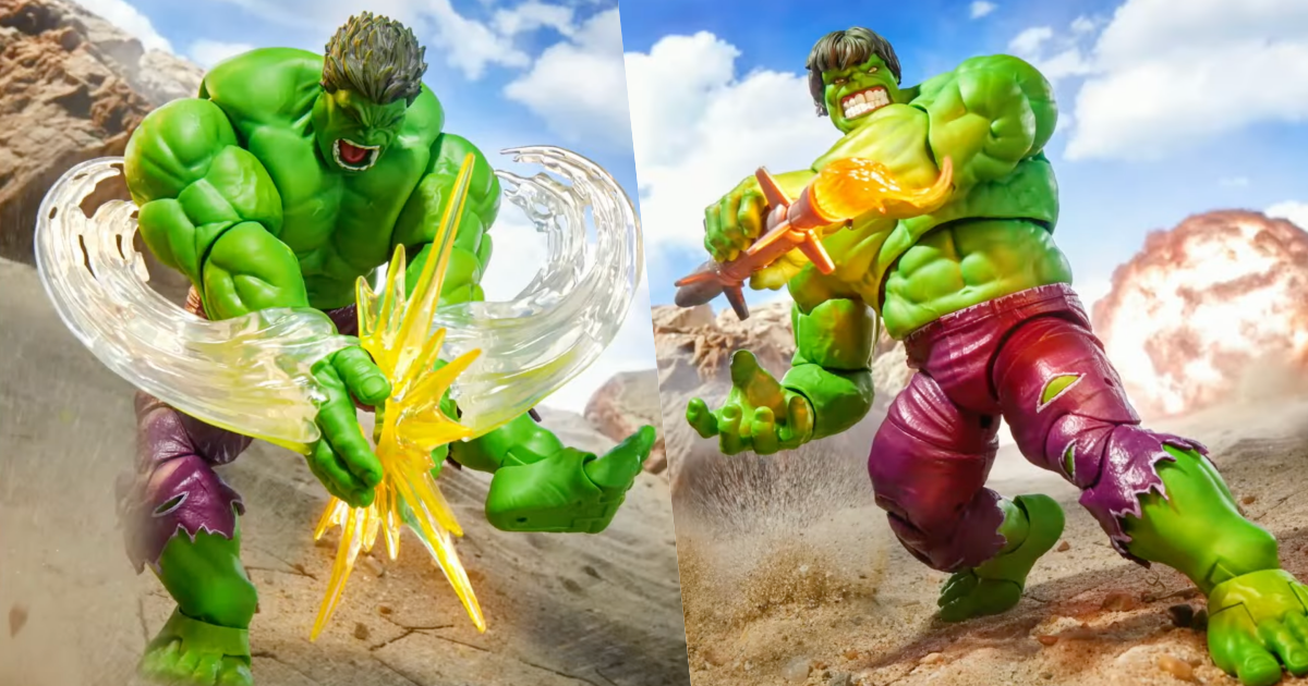 孩之寶Marvel Legends『Maximum系列 綠巨人浩克』可動人偶，新規可動再現魄力的浩克拍掌！