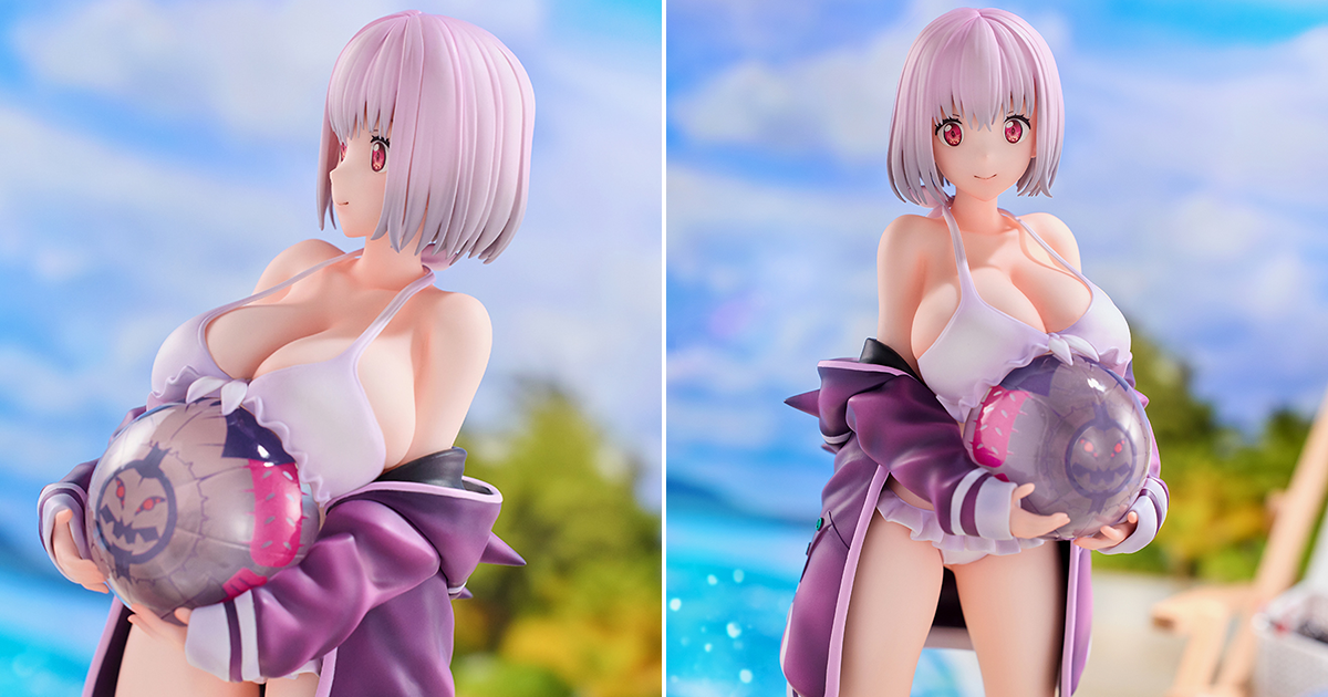 Alphamax「SSSS.GRIDMAN 新條茜」1/7 比例 PVC塗裝完成品 洶湧波濤般的豐滿身材！