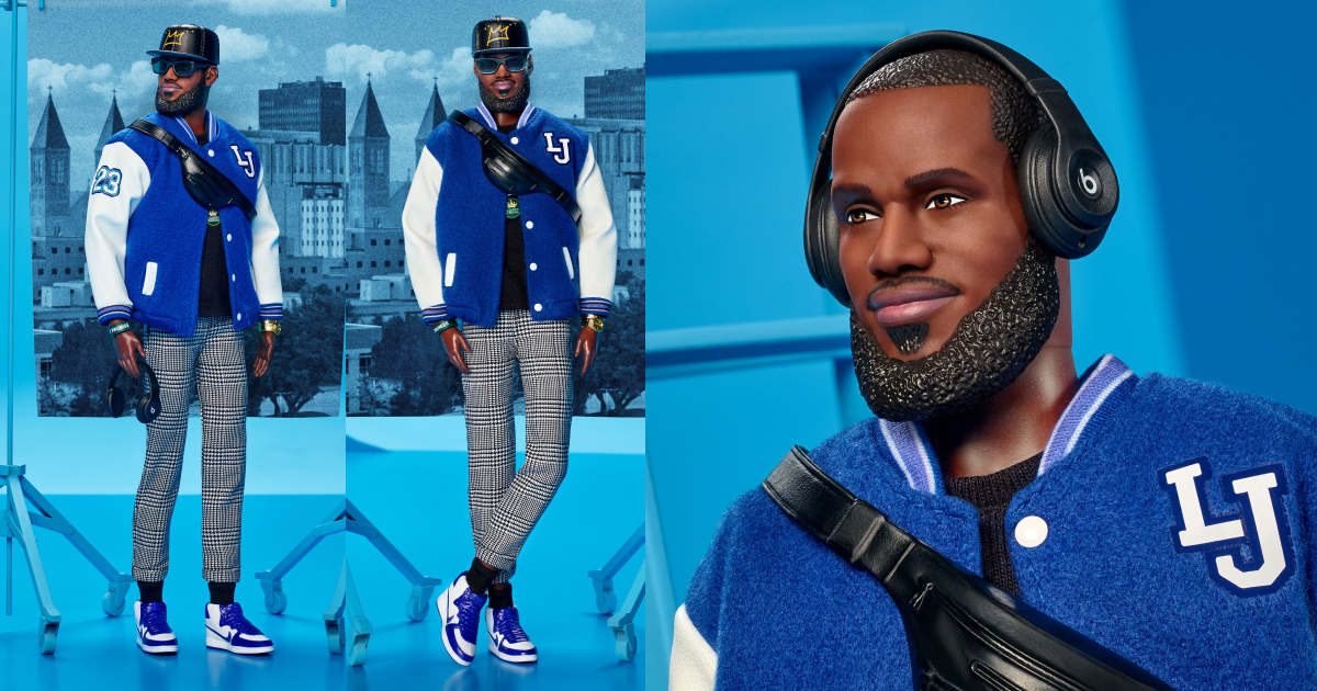 Mattel Creations『Kenbassadors雷霸龍·詹姆斯（LeBron James）』娃娃，詹皇變身肯尼娃娃啦！！