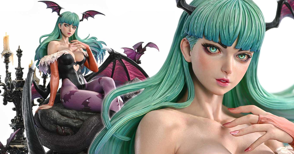 Prime 1 Studio《魔域幽靈》莫莉卡（モリガン）1/4 比例全身雕像 特典版 抵禦不能的美豔雙眼、午夜女王降臨！