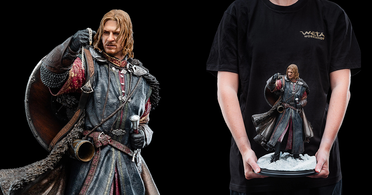 WETA 經典系列《魔戒》波羅莫（Boromir）1/6 比例全身雕像 英勇戰士遭到迷惑的瞬間立體化！