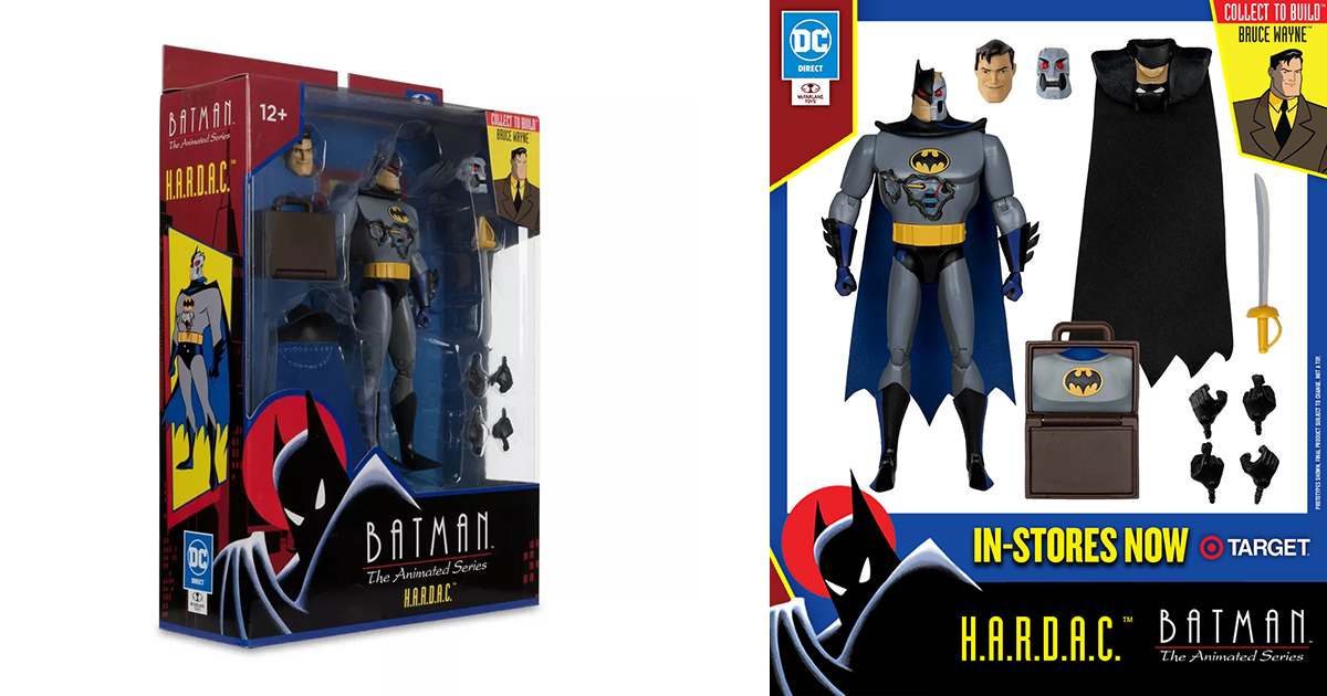 麥法蘭 Build a Figure《蝙蝠俠：動畫系列》H.A.R.D.A.C. 6 吋可動人偶 危險的蝙蝠俠複製機器人、現身！