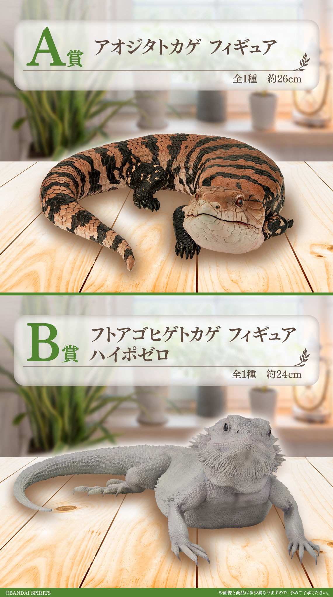 一番くじ 爬虫類＆両生類～Tiny Friends～vol.2 B賞とC賞 一番くじ 爬虫類＆両生類～Tiny Friends～vol.2｜一番くじ倶楽部