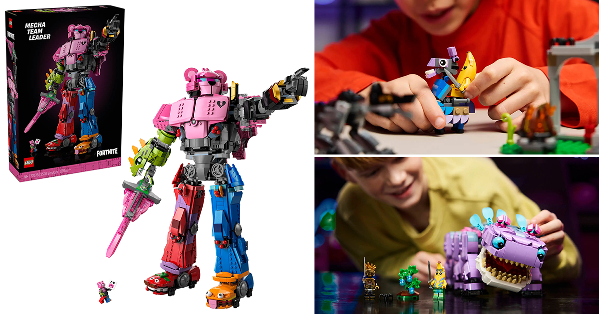 LEGO 77075～77078《樂高要塞英雄》四款新作公開！巨大戰鬥機器人 Mecha Team Leader 魄力現身