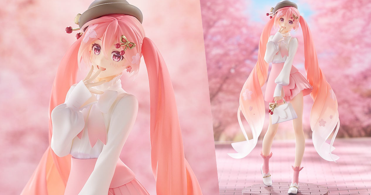 GSC POP UP PARADE『SMILE VALUE 2025櫻花未來（桜ミク）賞花服Ver.』無比例塗裝完成品