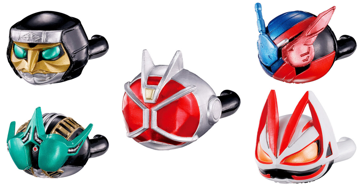 GASHAPON『假面騎士系列 膨膨戒指2』轉蛋，Zeronos、Wizard、Build變身圓潤戒指！