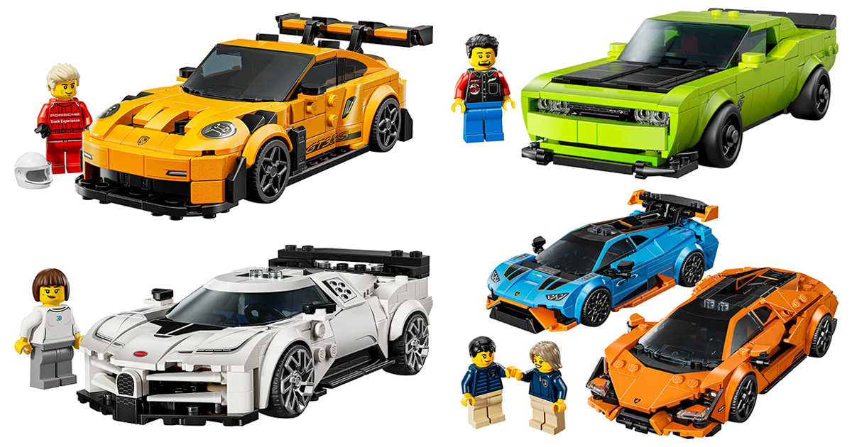 LEGO 77237～77240 極速賽車系列 2025 年 8 月四款新品發表！