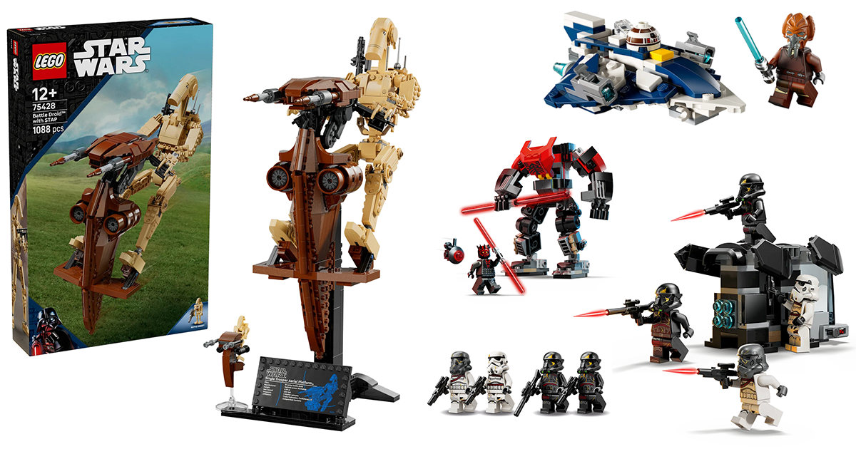 LEGO 75400、75411、75412、75428 四款《星際大戰》新作發表＆5月滿額禮情報！
