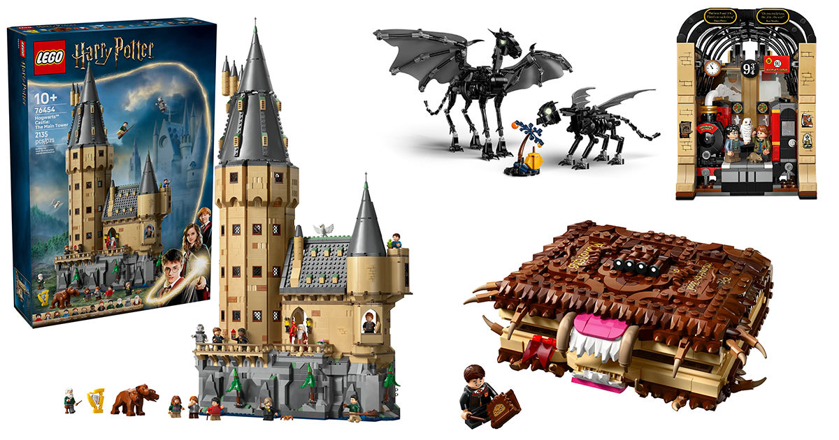 LEGO《哈利波特》2025 年 6 月八款新品發表！具備迴力車機構的「怪獸的怪獸書」、胖成氣球的瑪姬·德思禮