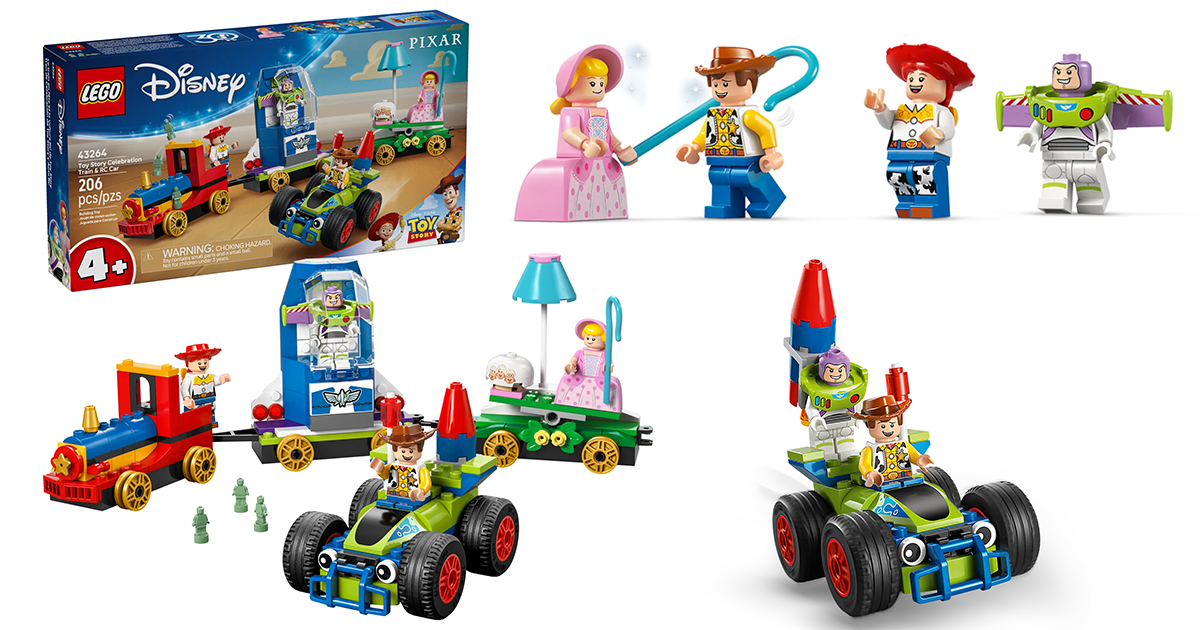 LEGO 43264「玩具總動員慶典列車與遙控車」（Toy Story Celebration Train & RC Car）綿羊嘎嘎、羊羊、比莉也現身啦！
