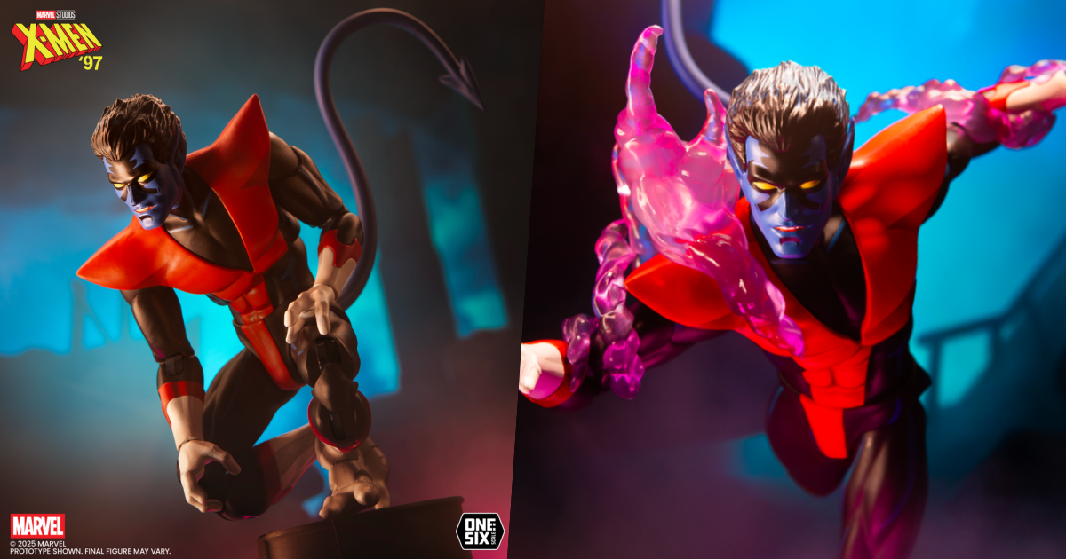 MONDO『《X戰警'97》藍魔鬼（Nightcrawler）』1/6比例可動人偶，收錄經典瞬移煙霧特效件！