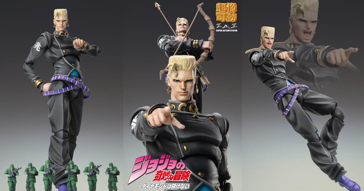 超像可動『《JOJO的奇妙冒險第四部不滅鑽石》虹村形兆&極惡中隊』可動人偶WF2025［夏］先行發售！