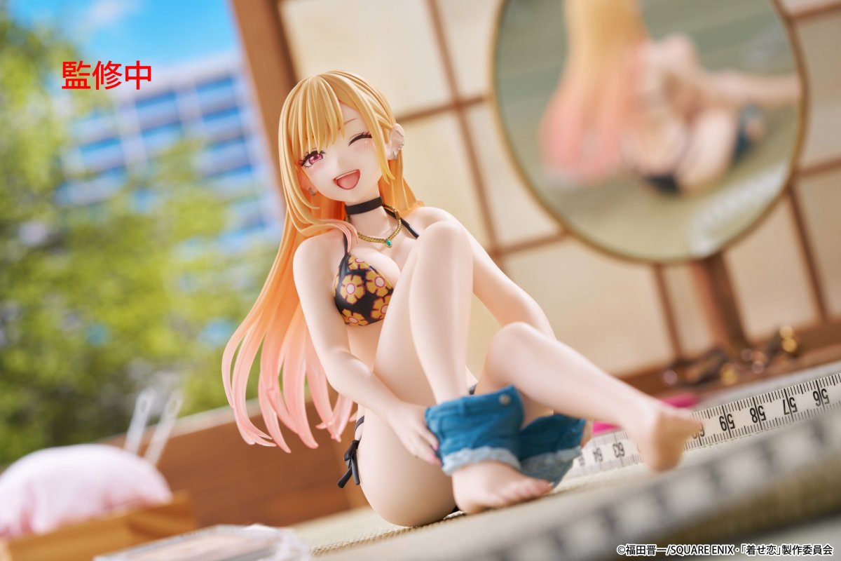 TAITO 景品『Desktop Cute 換泳衣中的喜多川海夢』受場面啟發的