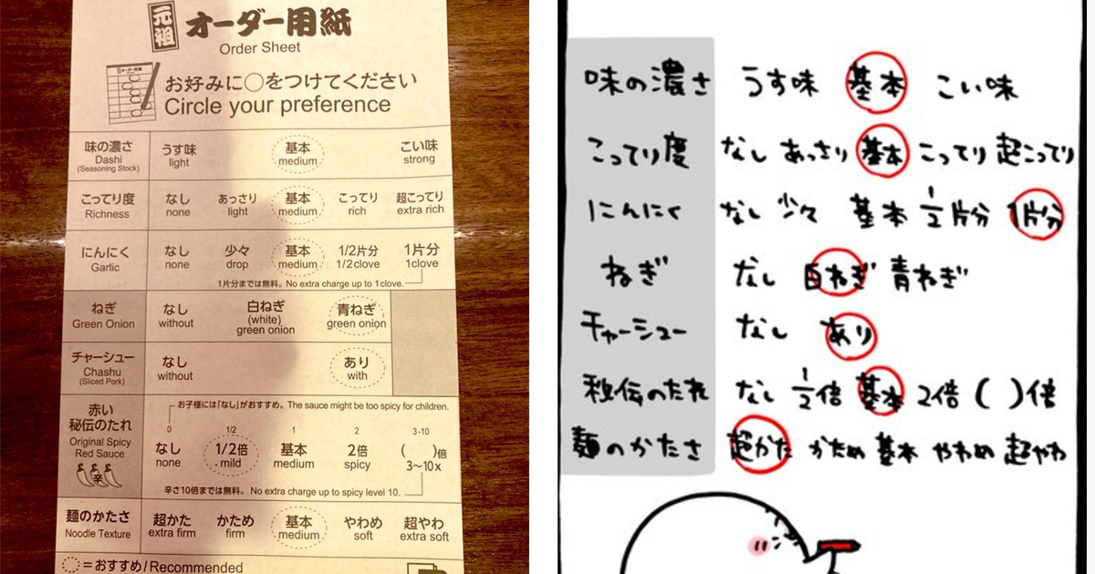 《吉伊卡哇》作者ナガノ秀「一蘭拉麵點餐王道配置」 網友絕讚 : 一蘭拉麵要賣爆了吧