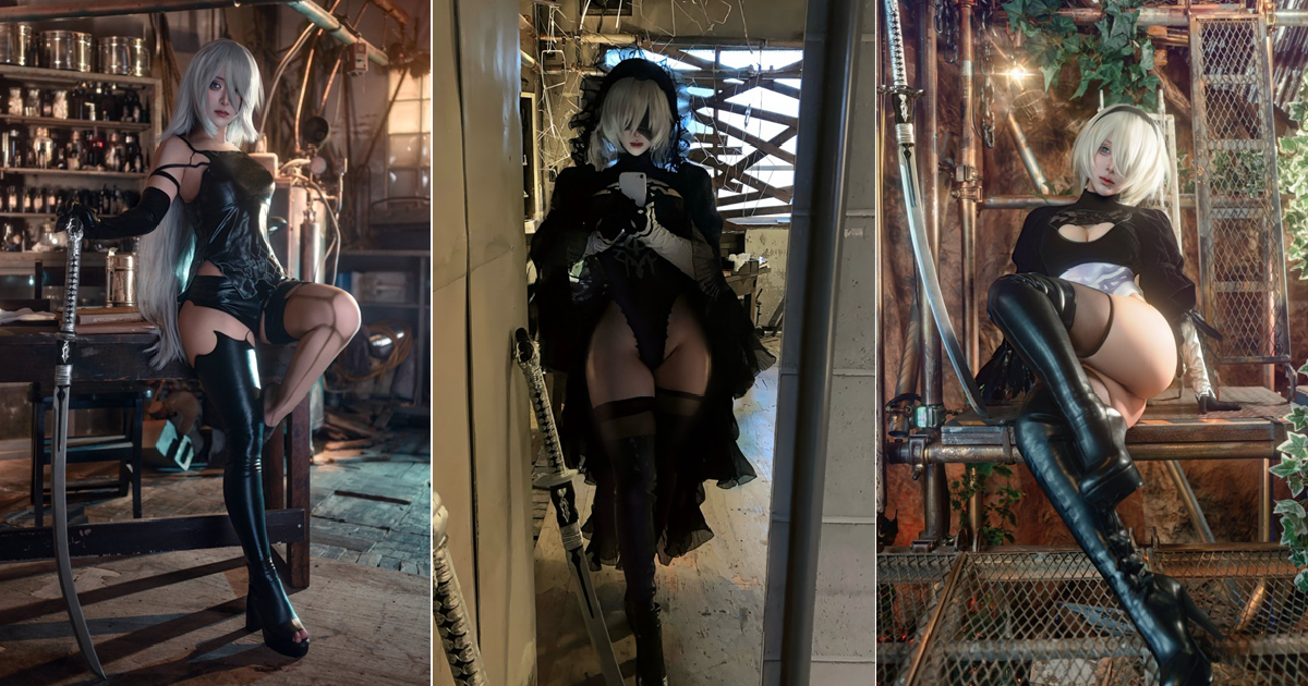 Coser「いも」扮《尼爾：自動人形》2B與A2 高還原度加上姣好身型獲得網友絕讚