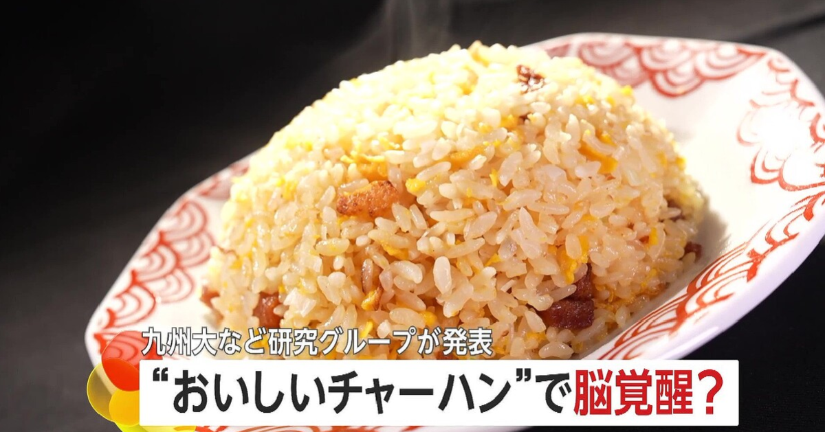 九州大學研究吃「好吃的炒飯」能有效防止失智提高專注度  日網友 : 有理由吃好吃的東西了！