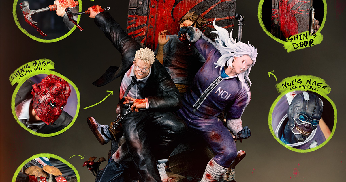 Figurama Collectors「異獸魔都：心＆能井」1/8 比例場景雕像 煙家族最強的殺手搭檔、聯手出擊！