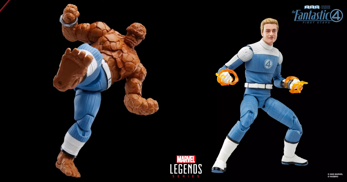孩之寶Marvel Legends『《驚奇4超人：第一步》強尼·史東／石頭人』6吋可動人偶